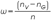 Ãƒâ€šÃ‚Â«math xmlns=Ãƒâ€šÃ‚Â¨http://www.w3.org/1998/Math/MathMLÃƒâ€šÃ‚Â¨Ãƒâ€šÃ‚Â»Ãƒâ€šÃ‚Â«miÃƒâ€šÃ‚Â»Ãƒâ€šÃ‚Â§#969;Ãƒâ€šÃ‚Â«/miÃƒâ€šÃ‚Â»Ãƒâ€šÃ‚Â«moÃƒâ€šÃ‚Â»=Ãƒâ€šÃ‚Â«/moÃƒâ€šÃ‚Â»Ãƒâ€šÃ‚Â«mfracÃƒâ€šÃ‚Â»Ãƒâ€šÃ‚Â«mfencedÃƒâ€šÃ‚Â»Ãƒâ€šÃ‚Â«mrowÃƒâ€šÃ‚Â»Ãƒâ€šÃ‚Â«msubÃƒâ€šÃ‚Â»Ãƒâ€šÃ‚Â«miÃƒâ€šÃ‚Â»nÃƒâ€šÃ‚Â«/miÃƒâ€šÃ‚Â»Ãƒâ€šÃ‚Â«miÃƒâ€šÃ‚Â»VÃƒâ€šÃ‚Â«/miÃƒâ€šÃ‚Â»Ãƒâ€šÃ‚Â«/msubÃƒâ€šÃ‚Â»Ãƒâ€šÃ‚Â«moÃƒâ€šÃ‚Â»-Ãƒâ€šÃ‚Â«/moÃƒâ€šÃ‚Â»Ãƒâ€šÃ‚Â«msubÃƒâ€šÃ‚Â»Ãƒâ€šÃ‚Â«miÃƒâ€šÃ‚Â»nÃƒâ€šÃ‚Â«/miÃƒâ€šÃ‚Â»Ãƒâ€šÃ‚Â«miÃƒâ€šÃ‚Â»GÃƒâ€šÃ‚Â«/miÃƒâ€šÃ‚Â»Ãƒâ€šÃ‚Â«/msubÃƒâ€šÃ‚Â»Ãƒâ€šÃ‚Â«/mrowÃƒâ€šÃ‚Â»Ãƒâ€šÃ‚Â«/mfencedÃƒâ€šÃ‚Â»Ãƒâ€šÃ‚Â«miÃƒâ€šÃ‚Â»nÃƒâ€šÃ‚Â«/miÃƒâ€šÃ‚Â»Ãƒâ€šÃ‚Â«/mfracÃƒâ€šÃ‚Â»Ãƒâ€šÃ‚Â«/mathÃƒâ€šÃ‚Â»