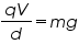 Double click to edit «math xmlns=¨http://www.w3.org/1998/Math/MathML¨»«mfrac»«mrow»«mi»q«/mi»«mi»V«/mi»«/mrow»«mi»d«/mi»«/mfrac»«mo»=«/mo»«mi»m«/mi»«mi»g«/mi»«/math»