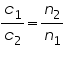 Ãƒâ€šÃ‚Â«math xmlns=Ãƒâ€šÃ‚Â¨http://www.w3.org/1998/Math/MathMLÃƒâ€šÃ‚Â¨Ãƒâ€šÃ‚Â»Ãƒâ€šÃ‚Â«mfracÃƒâ€šÃ‚Â»Ãƒâ€šÃ‚Â«msubÃƒâ€šÃ‚Â»Ãƒâ€šÃ‚Â«miÃƒâ€šÃ‚Â»cÃƒâ€šÃ‚Â«/miÃƒâ€šÃ‚Â»Ãƒâ€šÃ‚Â«mnÃƒâ€šÃ‚Â»1Ãƒâ€šÃ‚Â«/mnÃƒâ€šÃ‚Â»Ãƒâ€šÃ‚Â«/msubÃƒâ€šÃ‚Â»Ãƒâ€šÃ‚Â«msubÃƒâ€šÃ‚Â»Ãƒâ€šÃ‚Â«miÃƒâ€šÃ‚Â»cÃƒâ€šÃ‚Â«/miÃƒâ€šÃ‚Â»Ãƒâ€šÃ‚Â«mnÃƒâ€šÃ‚Â»2Ãƒâ€šÃ‚Â«/mnÃƒâ€šÃ‚Â»Ãƒâ€šÃ‚Â«/msubÃƒâ€šÃ‚Â»Ãƒâ€šÃ‚Â«/mfracÃƒâ€šÃ‚Â»Ãƒâ€šÃ‚Â«moÃƒâ€šÃ‚Â»=Ãƒâ€šÃ‚Â«/moÃƒâ€šÃ‚Â»Ãƒâ€šÃ‚Â«mfracÃƒâ€šÃ‚Â»Ãƒâ€šÃ‚Â«msubÃƒâ€šÃ‚Â»Ãƒâ€šÃ‚Â«miÃƒâ€šÃ‚Â»nÃƒâ€šÃ‚Â«/miÃƒâ€šÃ‚Â»Ãƒâ€šÃ‚Â«mnÃƒâ€šÃ‚Â»2Ãƒâ€šÃ‚Â«/mnÃƒâ€šÃ‚Â»Ãƒâ€šÃ‚Â«/msubÃƒâ€šÃ‚Â»Ãƒâ€šÃ‚Â«msubÃƒâ€šÃ‚Â»Ãƒâ€šÃ‚Â«miÃƒâ€šÃ‚Â»nÃƒâ€šÃ‚Â«/miÃƒâ€šÃ‚Â»Ãƒâ€šÃ‚Â«mnÃƒâ€šÃ‚Â»1Ãƒâ€šÃ‚Â«/mnÃƒâ€šÃ‚Â»Ãƒâ€šÃ‚Â«/msubÃƒâ€šÃ‚Â»Ãƒâ€šÃ‚Â«/mfracÃƒâ€šÃ‚Â»Ãƒâ€šÃ‚Â«/mathÃƒâ€šÃ‚Â»