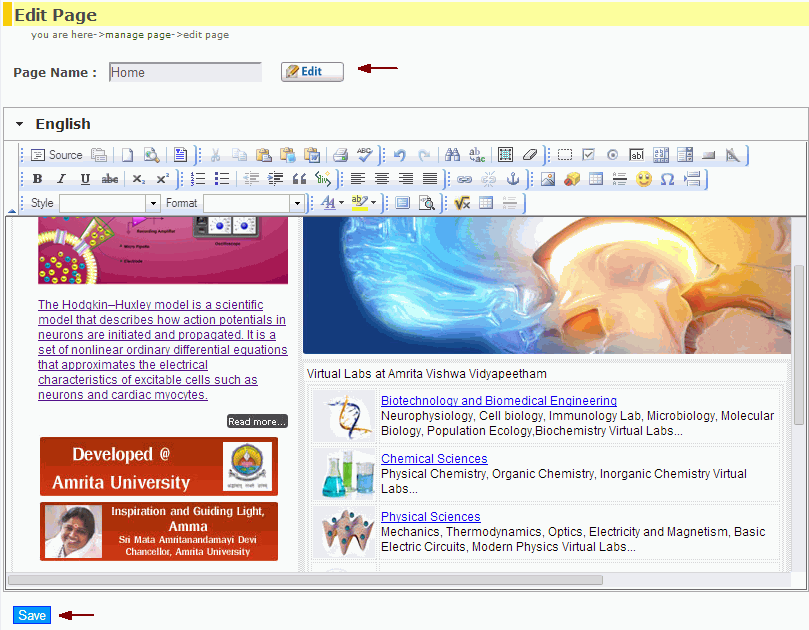 Page Management